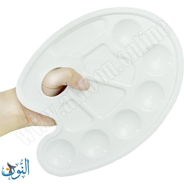 صحن مزج الوان بلاستيك صغير 10 عيون