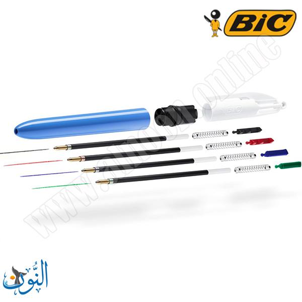 قلم حبر جاف 4 لون BIC