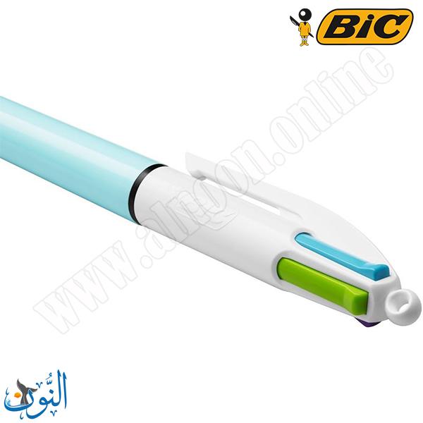 قلم حبر جاف 4 لون BIC Fun