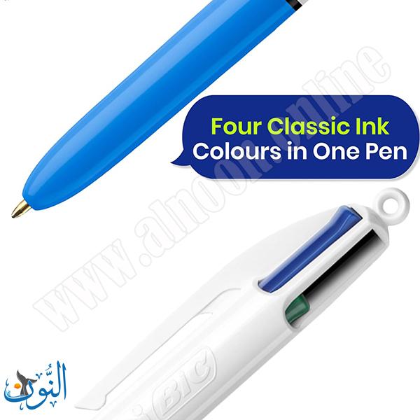 قلم حبر 4 لون قصير BIC mini