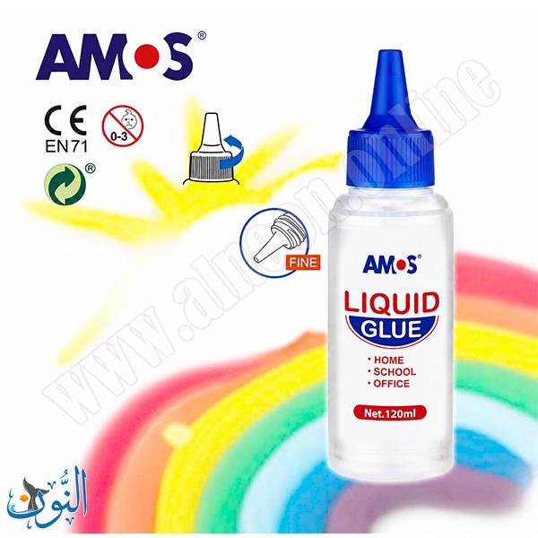 صمغ شفاف سائل 120 مل AMOS