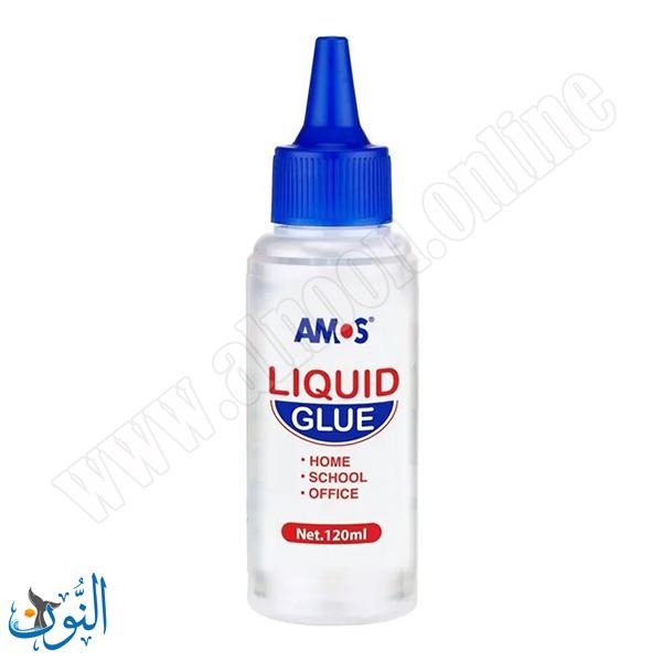 صمغ شفاف سائل 120 مل AMOS