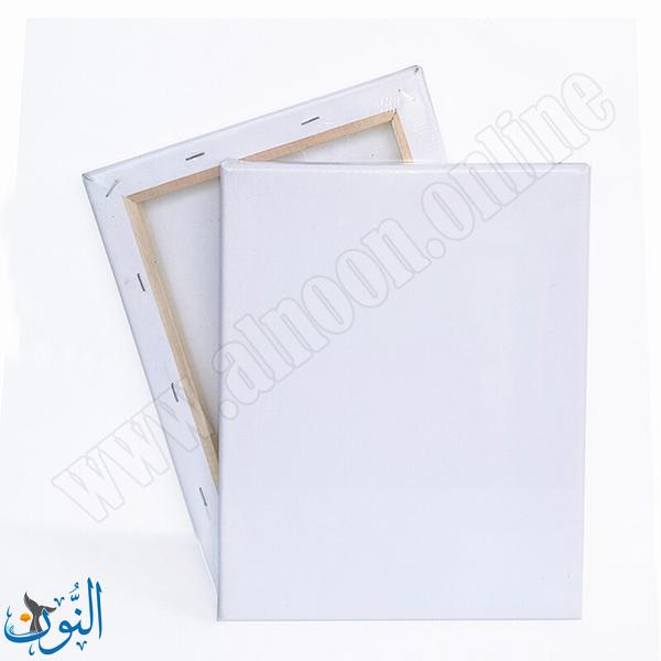 لوحة قماش للرسم  280 غم مشدود على إطار خشبي