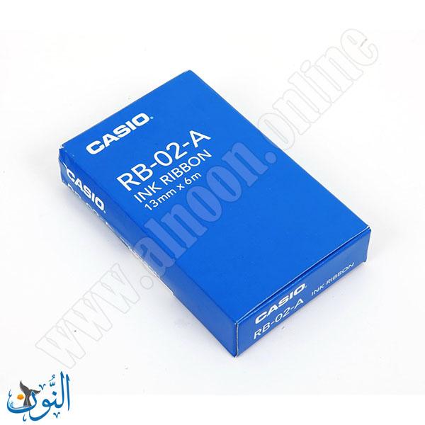 شريط حبر طول 6 متر × 13 مم (احمر/ اسود ) CASIO