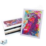 لوحة ماسية مع اطار خشبي قياس 20×30سم