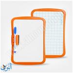 لوح كتابة محمول بلاستك ابيض وجهين Y.Plus Doodle