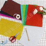ورق اسفنجي لامع  مجموعة 10 ورقات قياس A4
