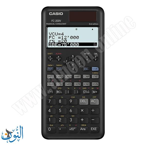 حاسبة مالية CASIO FC-200V 2nd Edition