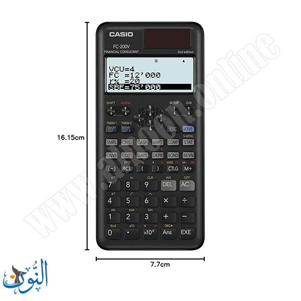 حاسبة مالية CASIO FC-200V 2nd Edition