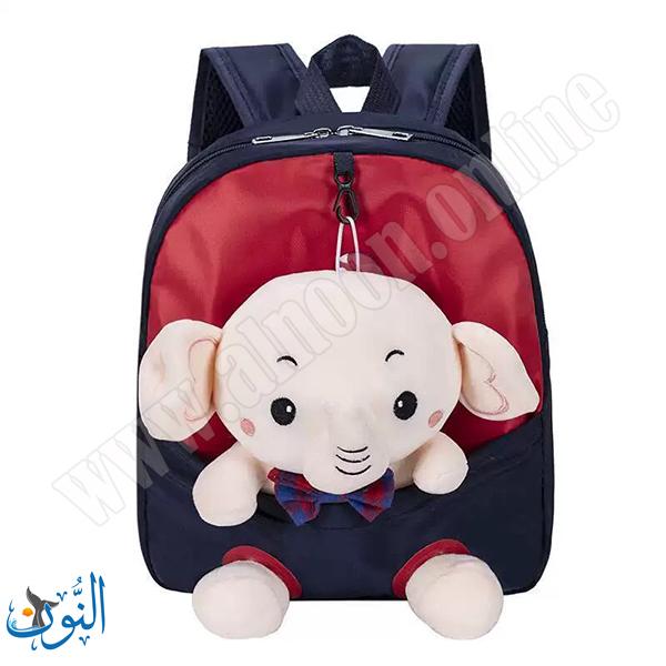 حقيبة بستان مع دمية فيل