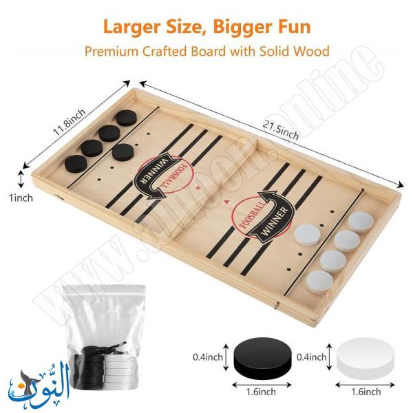 كرة الأصابع خشبية الحجم الكبير FOOSBALL