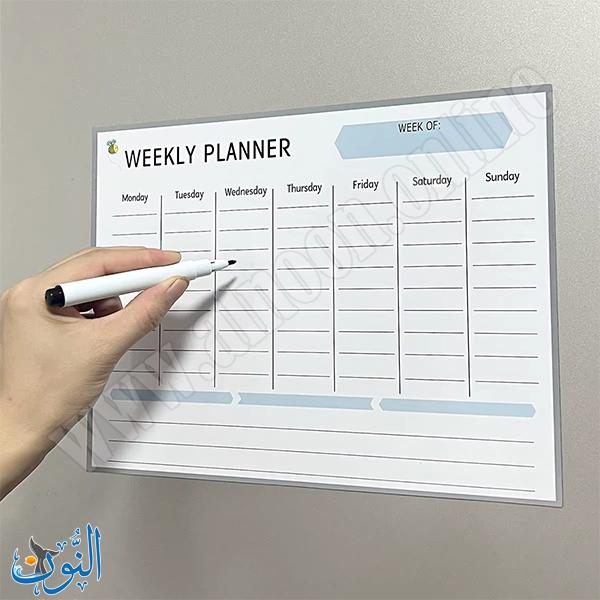 لوحة ملاحظات ممغنطة قياس 43×33سم