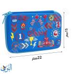 مقلمة كبيرة ثلاثية الابعاد ازرق Qitong
