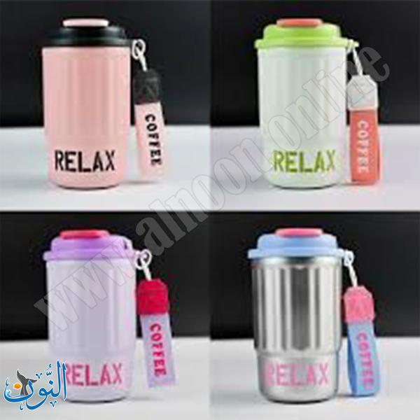 كأس حافظ للحرارة  400 مل COFFE BOTTLE