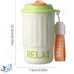 كأس حافظ للحرارة  400 مل COFFE BOTTLE