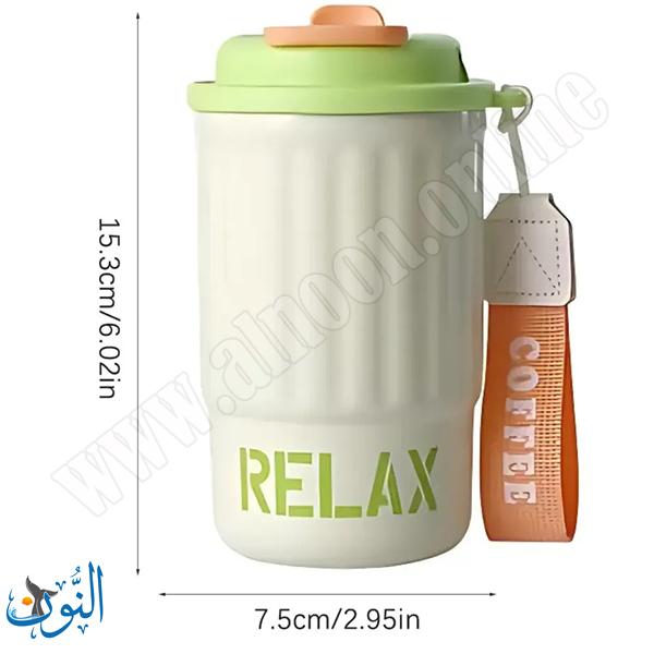 كأس حافظ للحرارة  400 مل COFFE BOTTLE