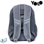 حقيبة مدرسية 2 في 1 سادة  YOLO