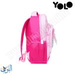 حقيبة تمهيدي زهري مع شبرة  YOLO
