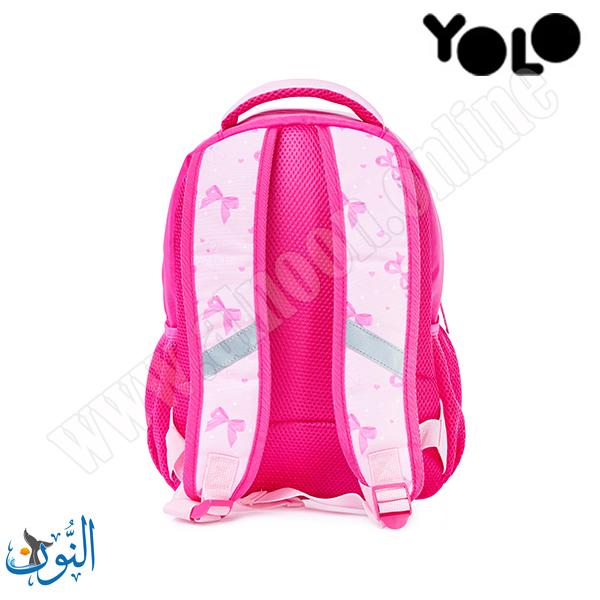 حقيبة تمهيدي زهري مع شبرة  YOLO