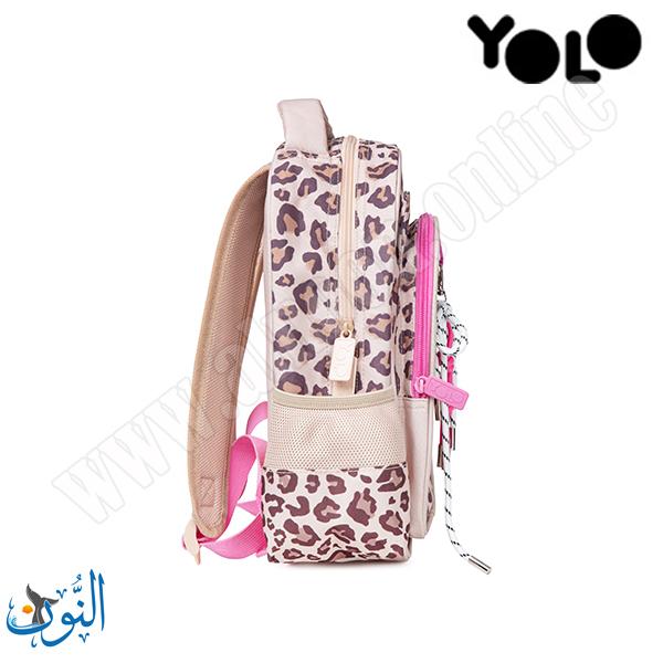 حقيبة تمهيدي مرقطة مع ربطة YOLO
