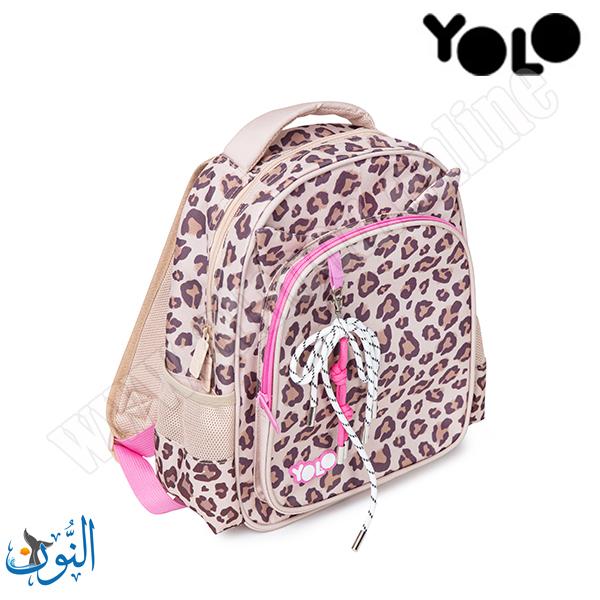 حقيبة تمهيدي مرقطة مع ربطة YOLO