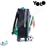 حقيبة تمهيدي مع عجلات ملعب كرة القدم YOLO Trolly