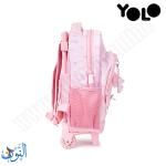 حقيبة تمهيدي مع عجلات راقصة باليي YOLO Trolly