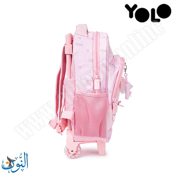 حقيبة تمهيدي مع عجلات راقصة باليي YOLO Trolly