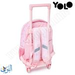 حقيبة تمهيدي مع عجلات راقصة باليي YOLO Trolly