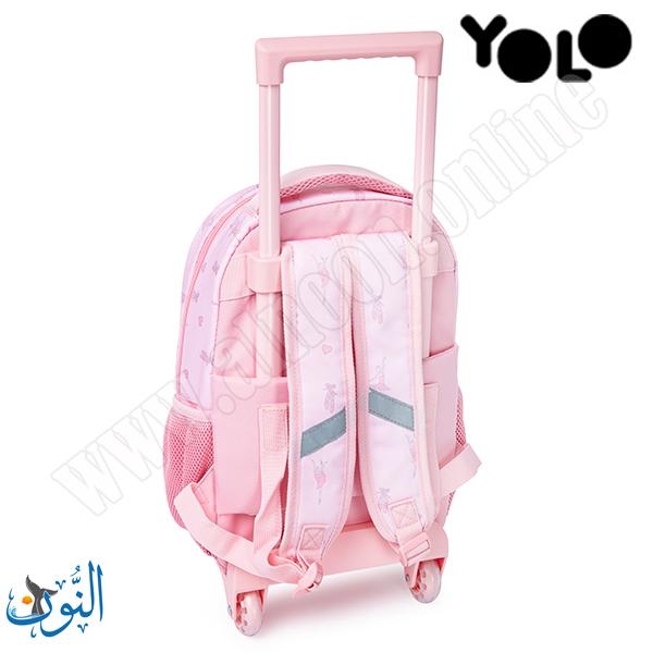 حقيبة تمهيدي مع عجلات راقصة باليي YOLO Trolly