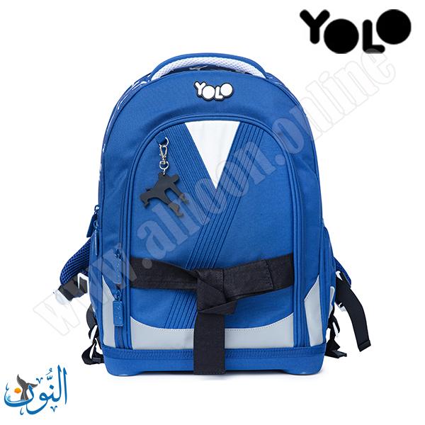 حقيبة مدرسية مع قاعدة كونغ فو  YOLO PRO