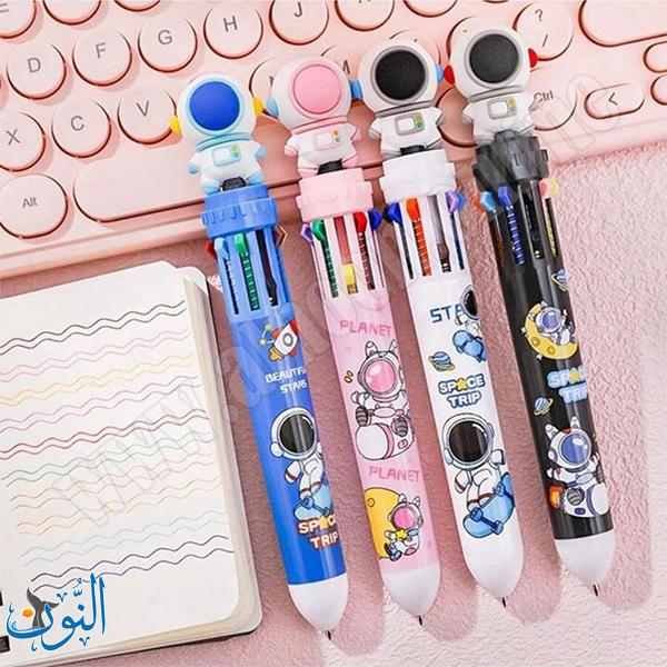 قلم حبر 10 لون رائد فضاء