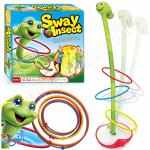 لعبة الدودة المتأرجحة والحلقات