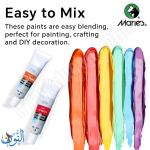 طقم الوان اكريليك 12 مل قوام كثيف ونتائج ثابته ماريس