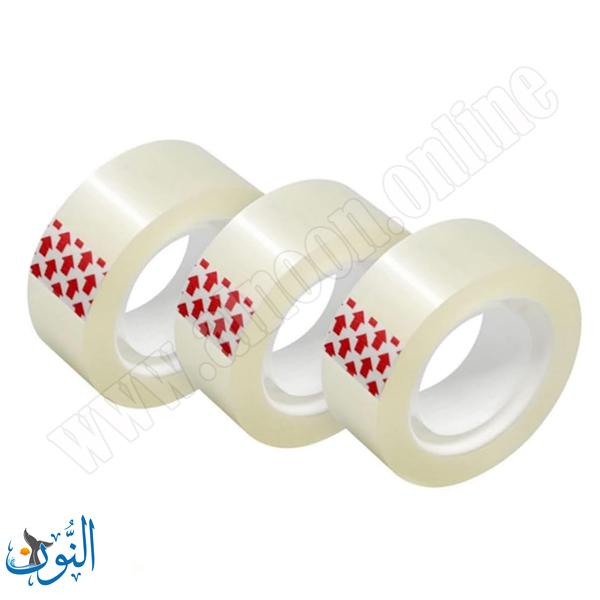 شريط لاصق شفاف 18 ملم × 27 متر (بكرة صغيرة)