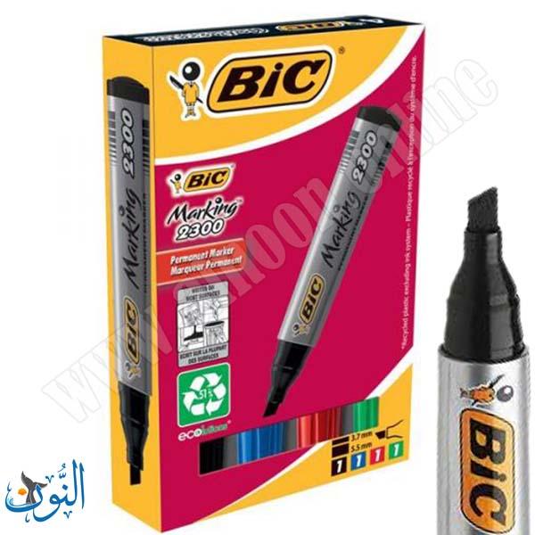 طقم اقلام تخطيط ثابت 4 لون BIC Marking 2300
