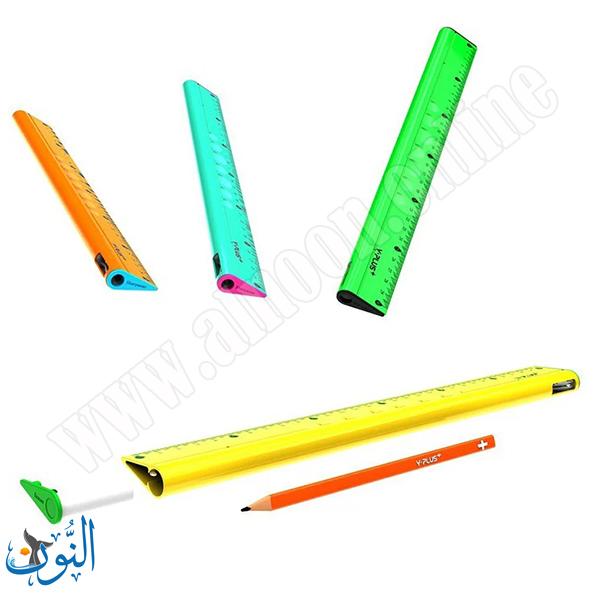 مسطرة متعددة الخيارات 30 سم Y.PLUS 4 IN 1