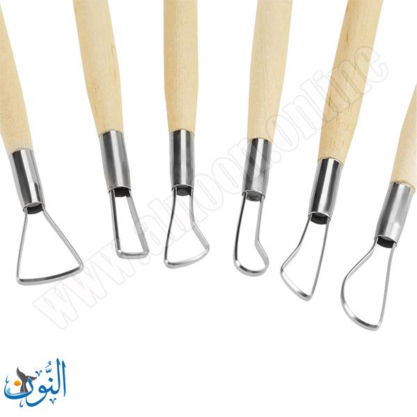 أدوات نحت وتشكيل صلصال 6 قطع