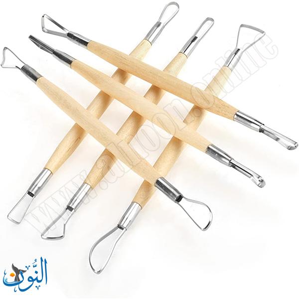 أدوات نحت وتشكيل صلصال 6 قطع