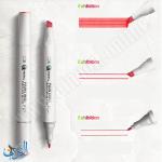 أقلام تحديد كحولي مزدوجة الرأس احترافية مع علبة قوية ماريس