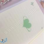دفتر يوميات بناتي غلاف نايلون قياس 14×20سم