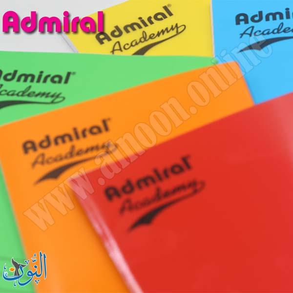 دفتر مدرسي غلاف بلاستيك 64 ورقة Admiral