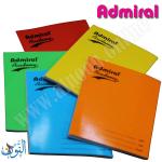 دفتر مدرسي غلاف بلاستيك 64 ورقة Admiral
