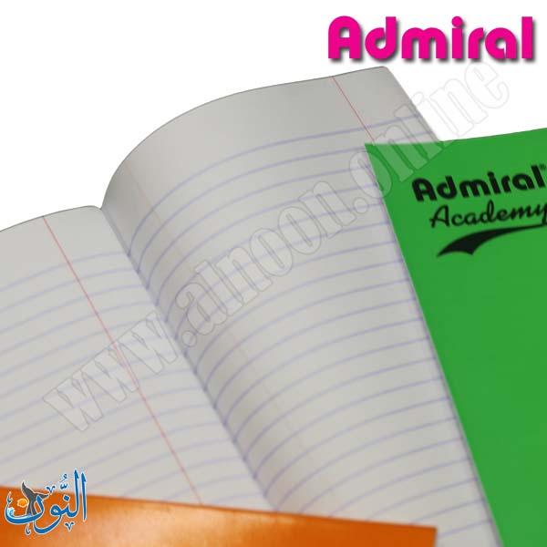 دفتر مدرسي غلاف بلاستيك 64 ورقة Admiral