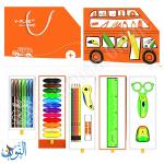 طقم قرطاسية Y.PLUS Happy Bus