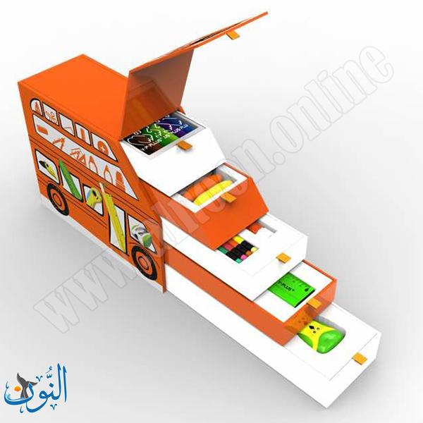 طقم قرطاسية Y.PLUS Happy Bus