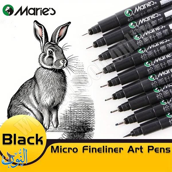 قلم تحديد إبرة أسود للتخطيط والخط العربي ماريس