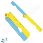 مسطرة بلاستيك قابلة للطي 15/30 سم  Y.PLUS CLICK