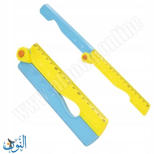 مسطرة بلاستيك قابلة للطي 15/30 سم  Y.PLUS CLICK