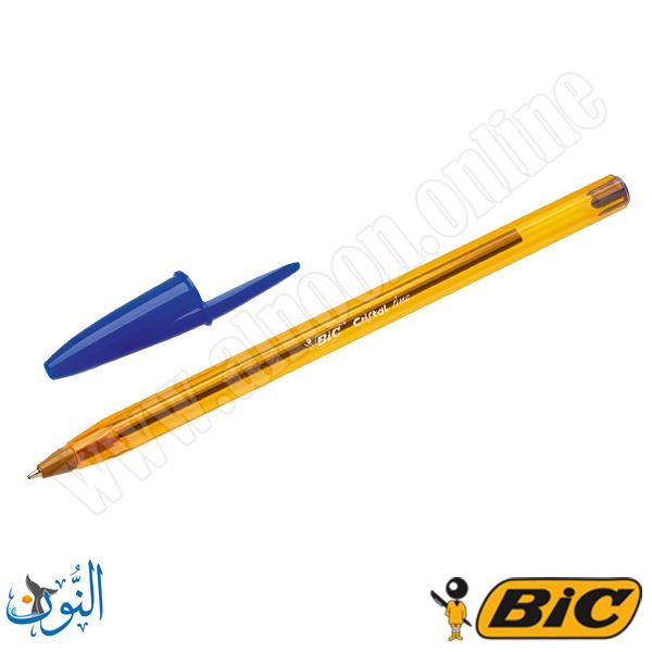 قلم حبر جاف ازرق BIC Cristal fine